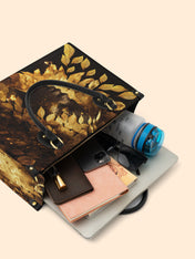 Leaves Woman Premium Leather Handbag QR0XD233