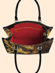 Leaves Woman Premium Leather Handbag QR0XD233