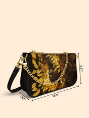 Leaves Woman Classic Zip Pochette QR0XD232