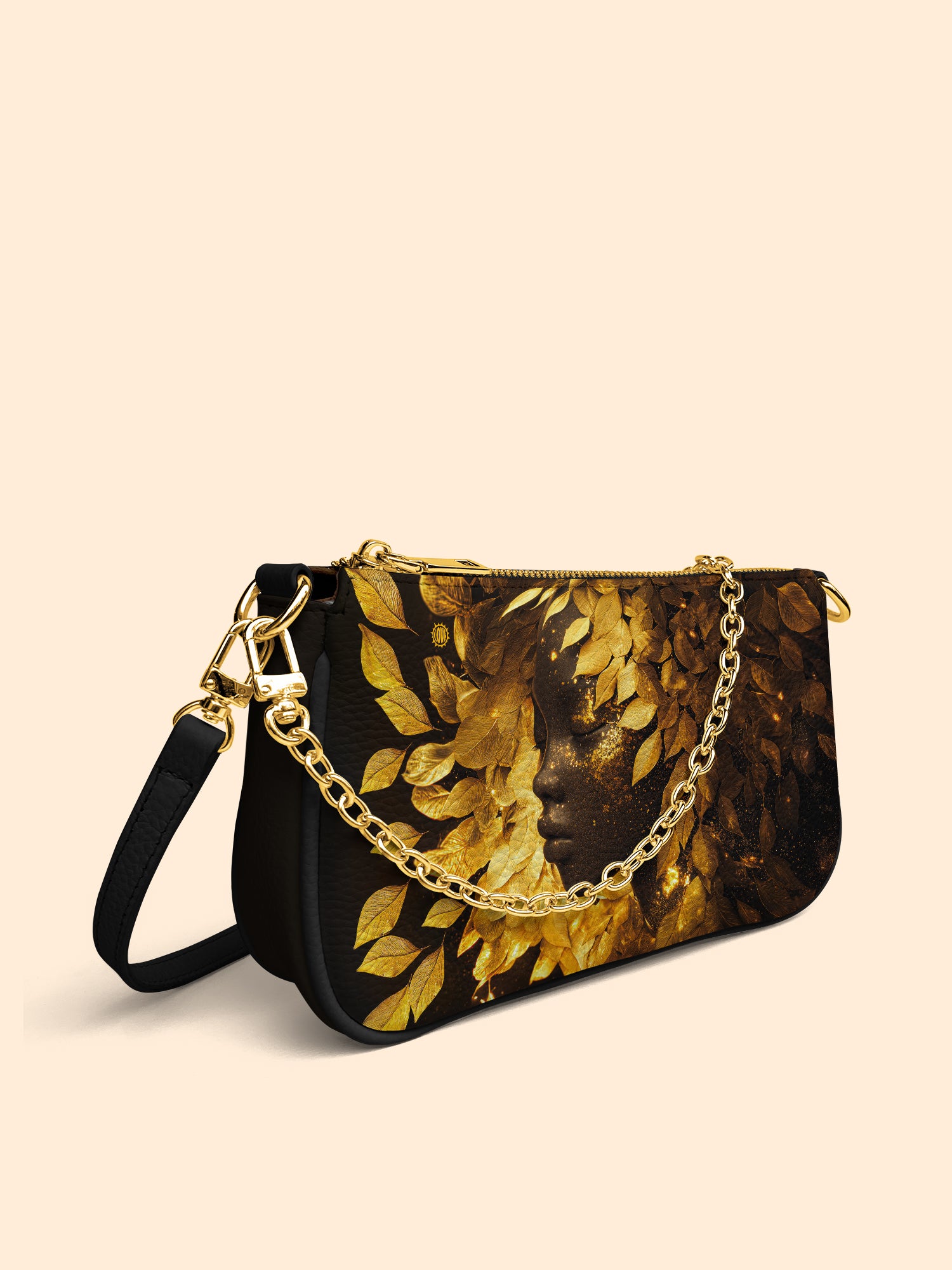 Leaves Woman Classic Zip Pochette QR0XD232