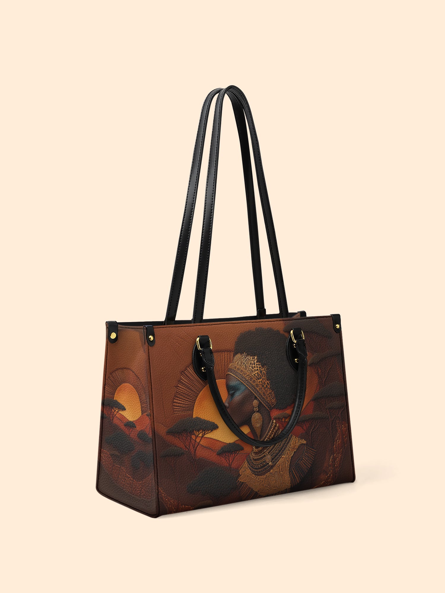 Roots and Rhythm Premium Leather Handbag QR0TD119