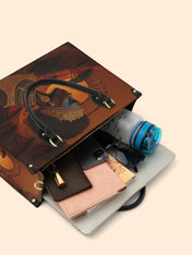 Roots and Rhythm Premium Leather Handbag QR0TD119