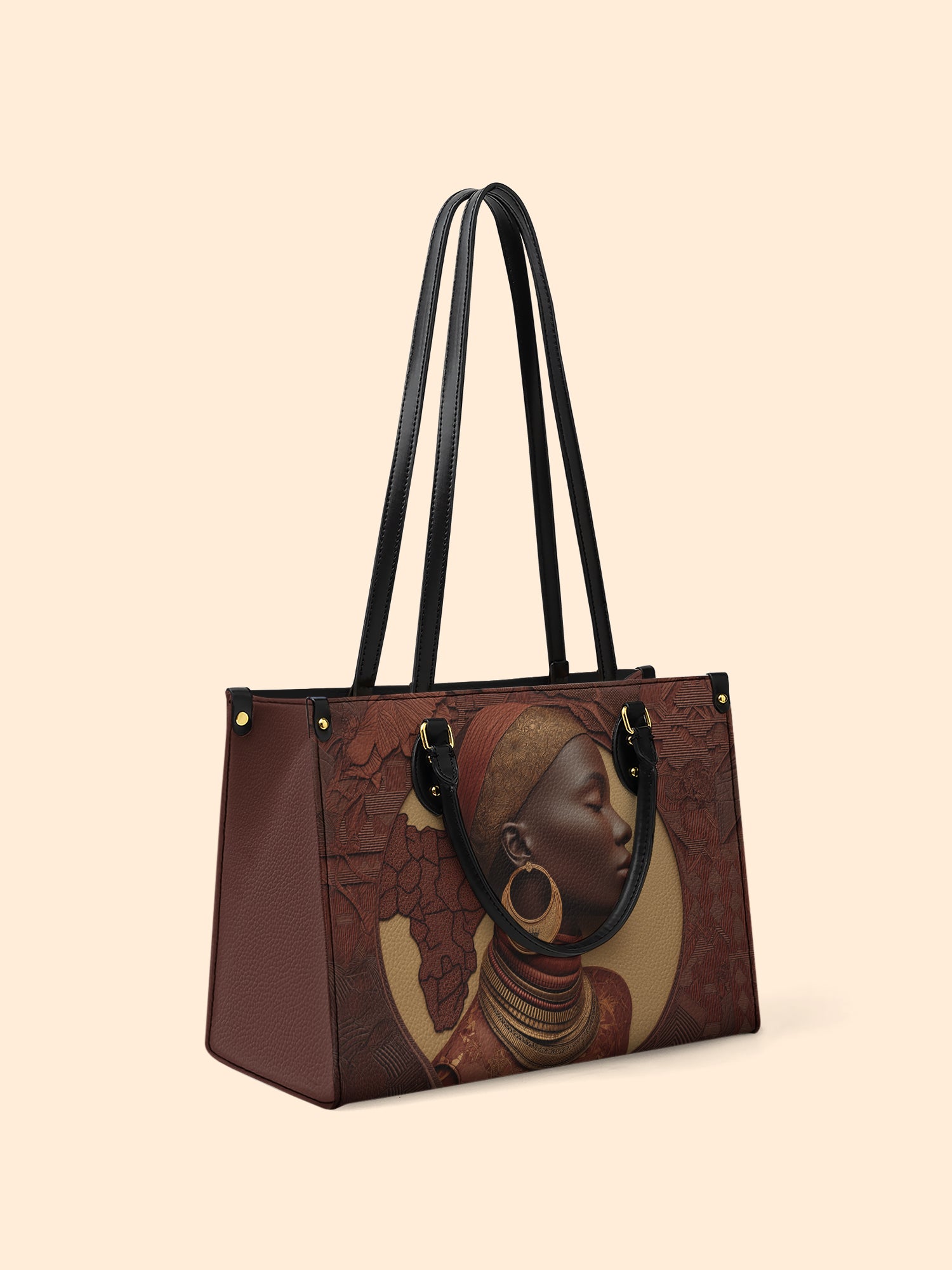 Afri Soul Premium Leather Handbag QR0TD149