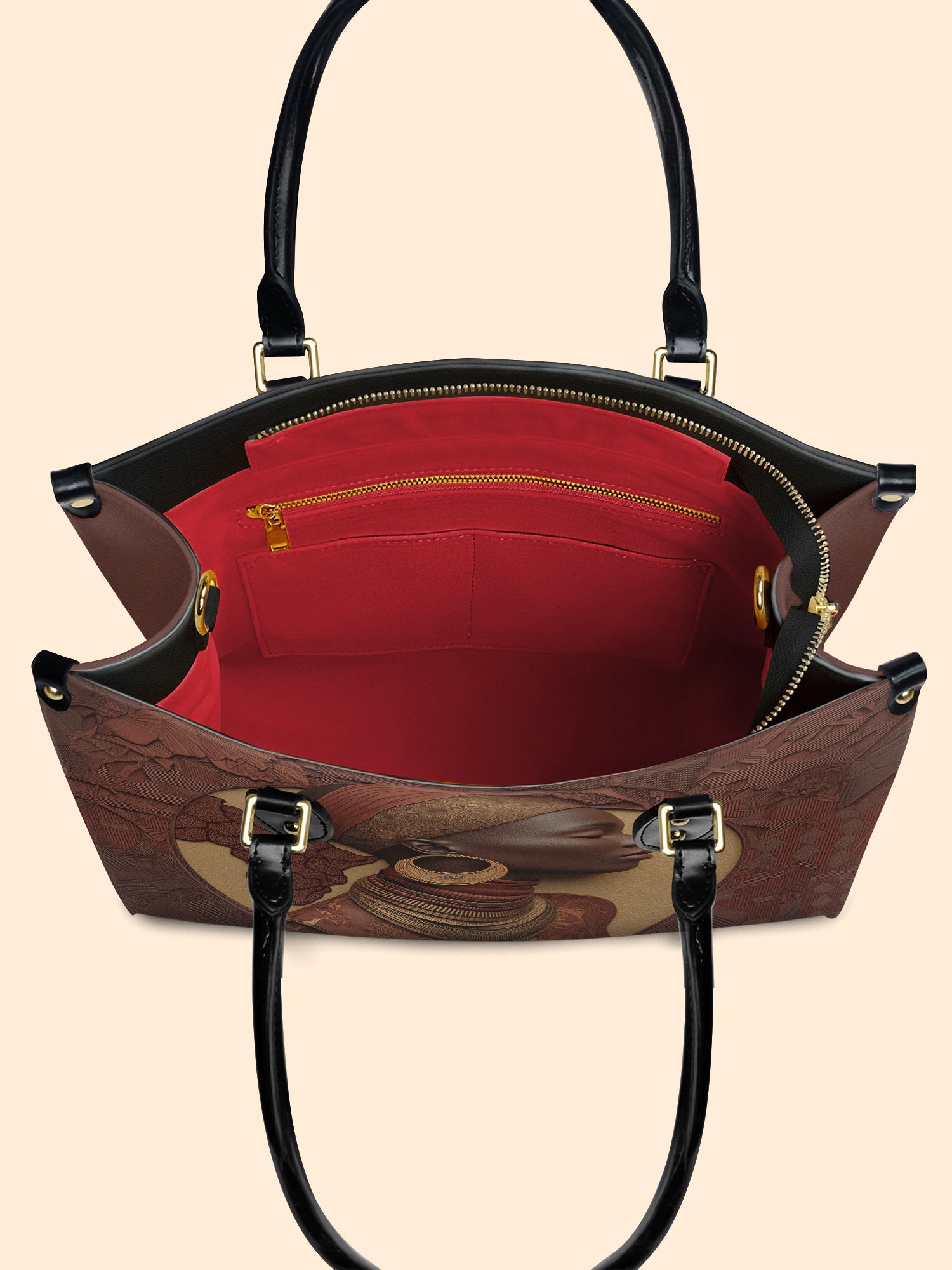 Afri Soul Premium Leather Handbag QR0TD149