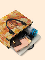 Petal Reverie Premium Leather Handbag QR0TV074