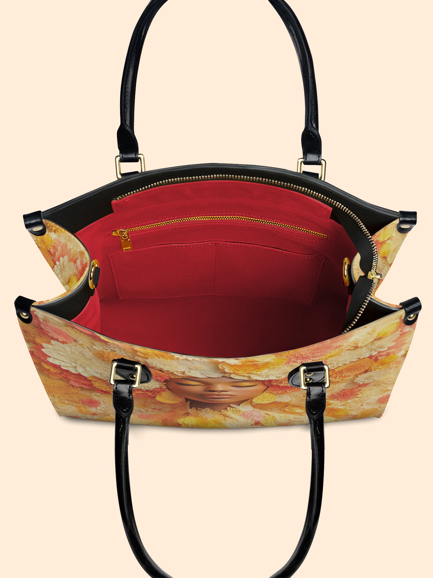 Petal Reverie Premium Leather Handbag QR0TV074