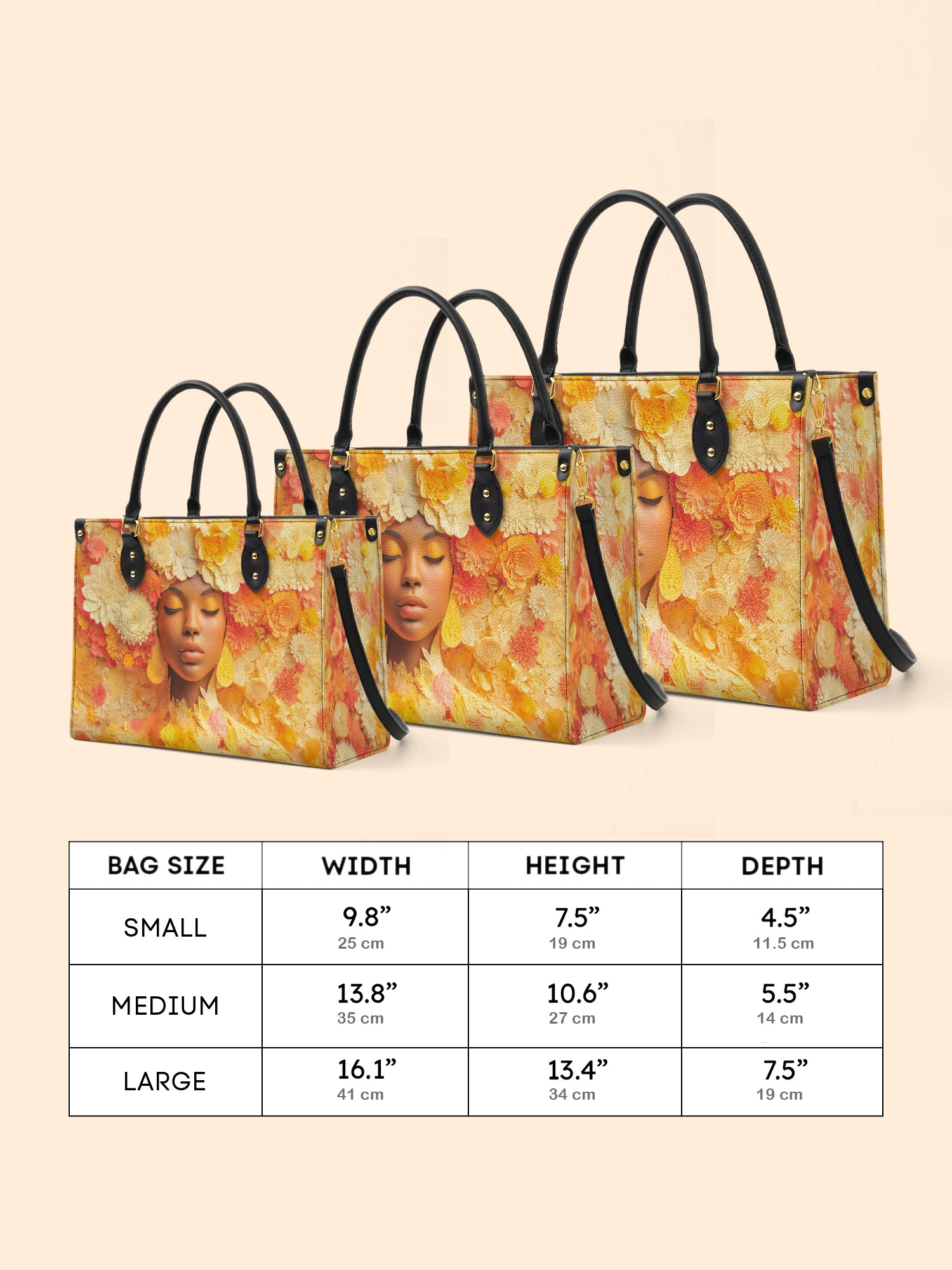 Petal Reverie Premium Leather Handbag QR0TV074