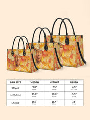 Petal Reverie Premium Leather Handbag QR0TV074