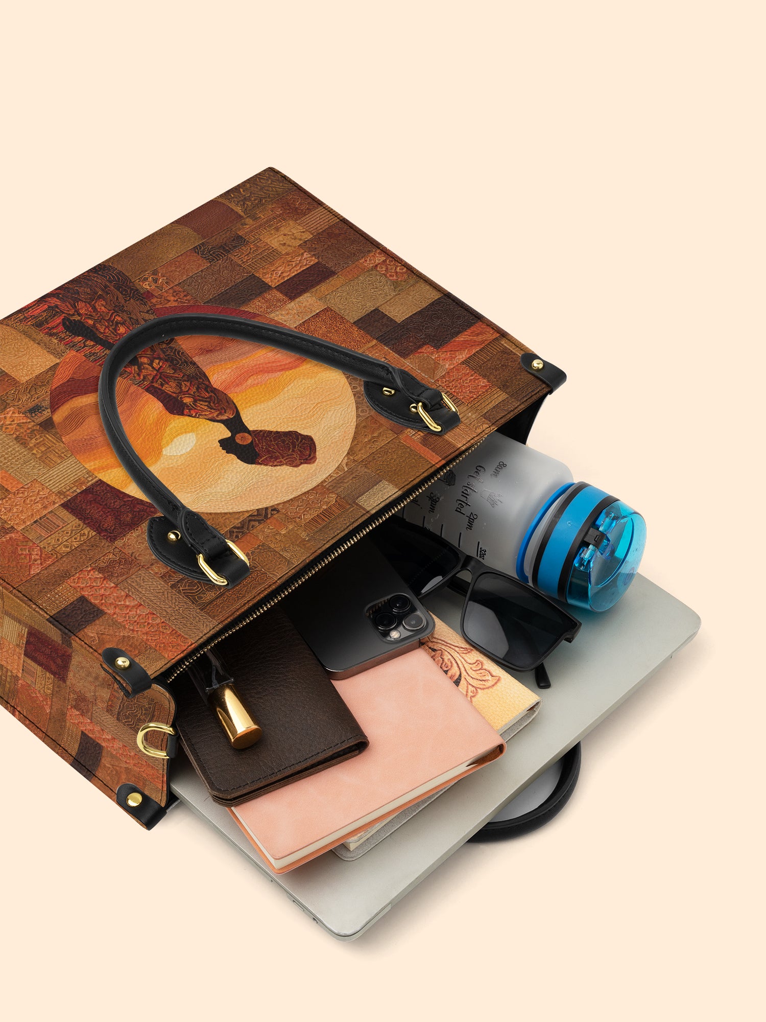 Sunborn Empress Premium Leather Handbag QR0TV073