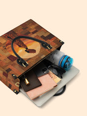 Sunborn Empress Premium Leather Handbag QR0TV073