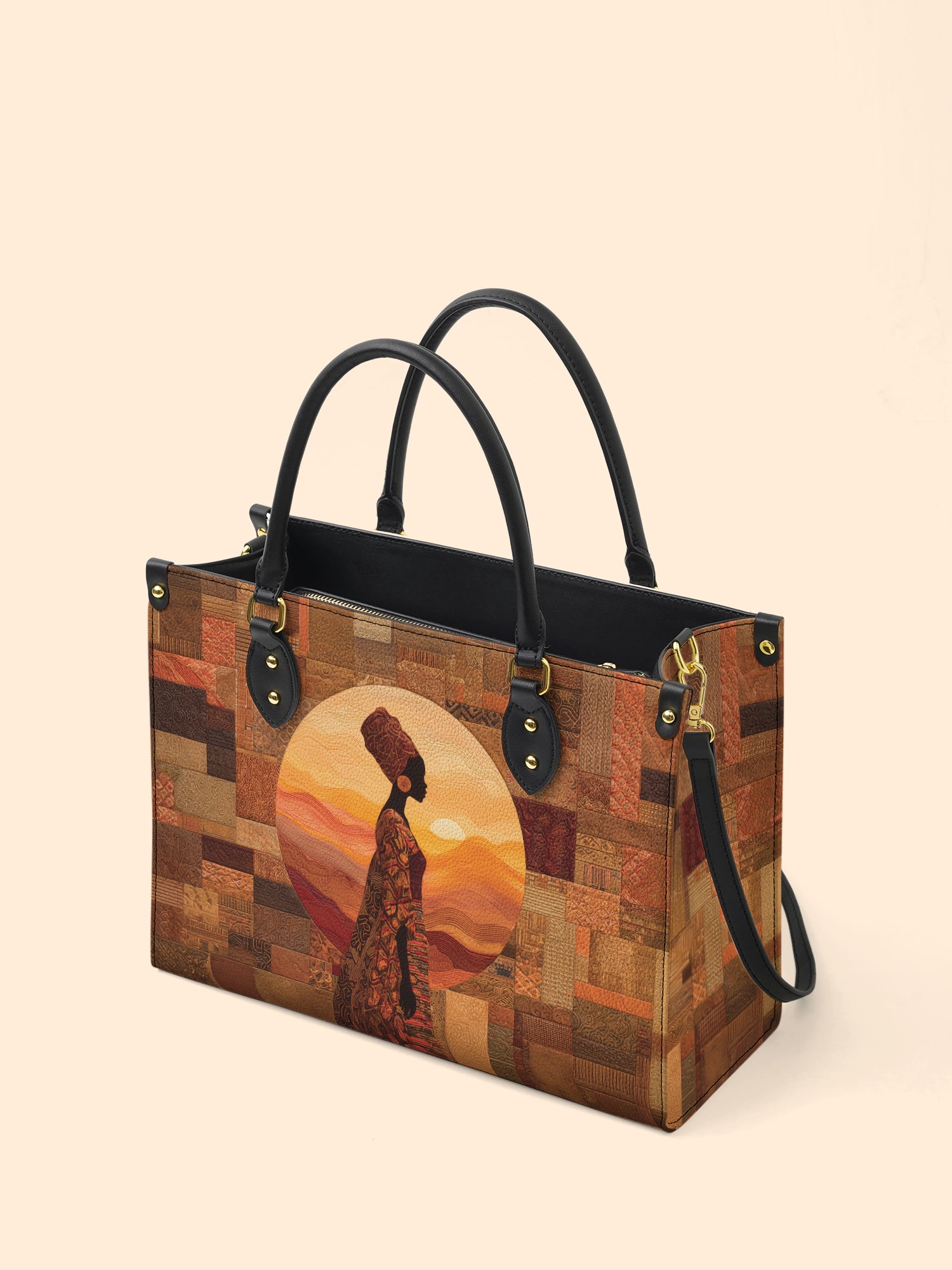 Sunborn Empress Premium Leather Handbag QR0TV073