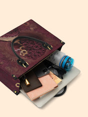 Wild Bloom Premium Leather Handbag QR0XD267