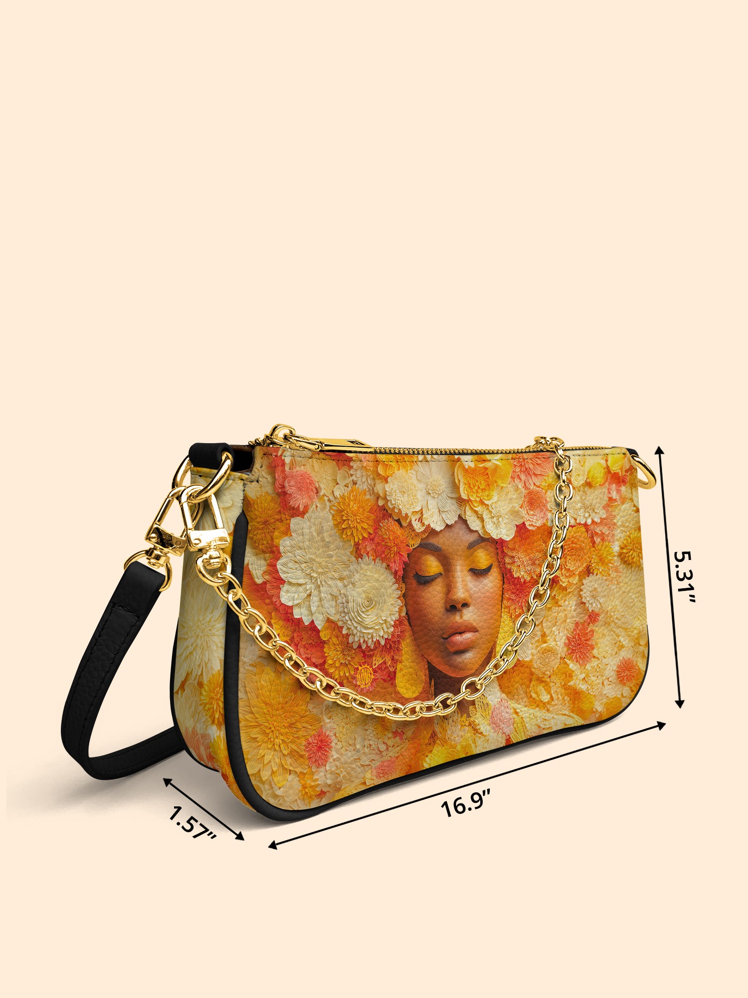 Petal Reverie Classic Zip Pochette QR0TV075