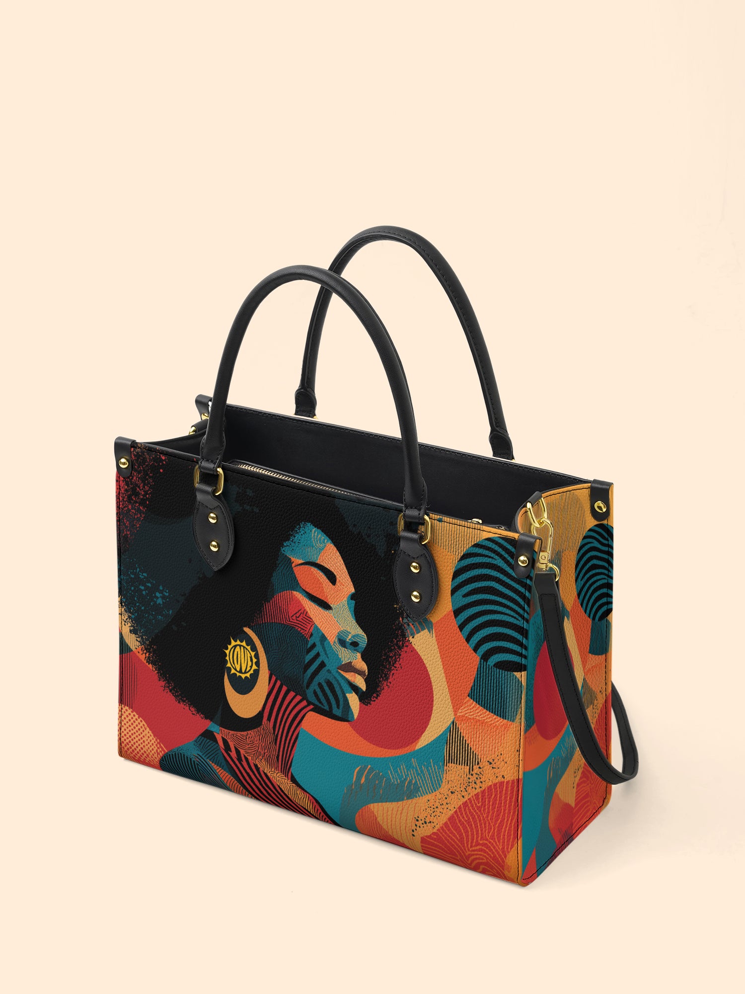 Afro Nova Premium Leather Handbag QR0TV082