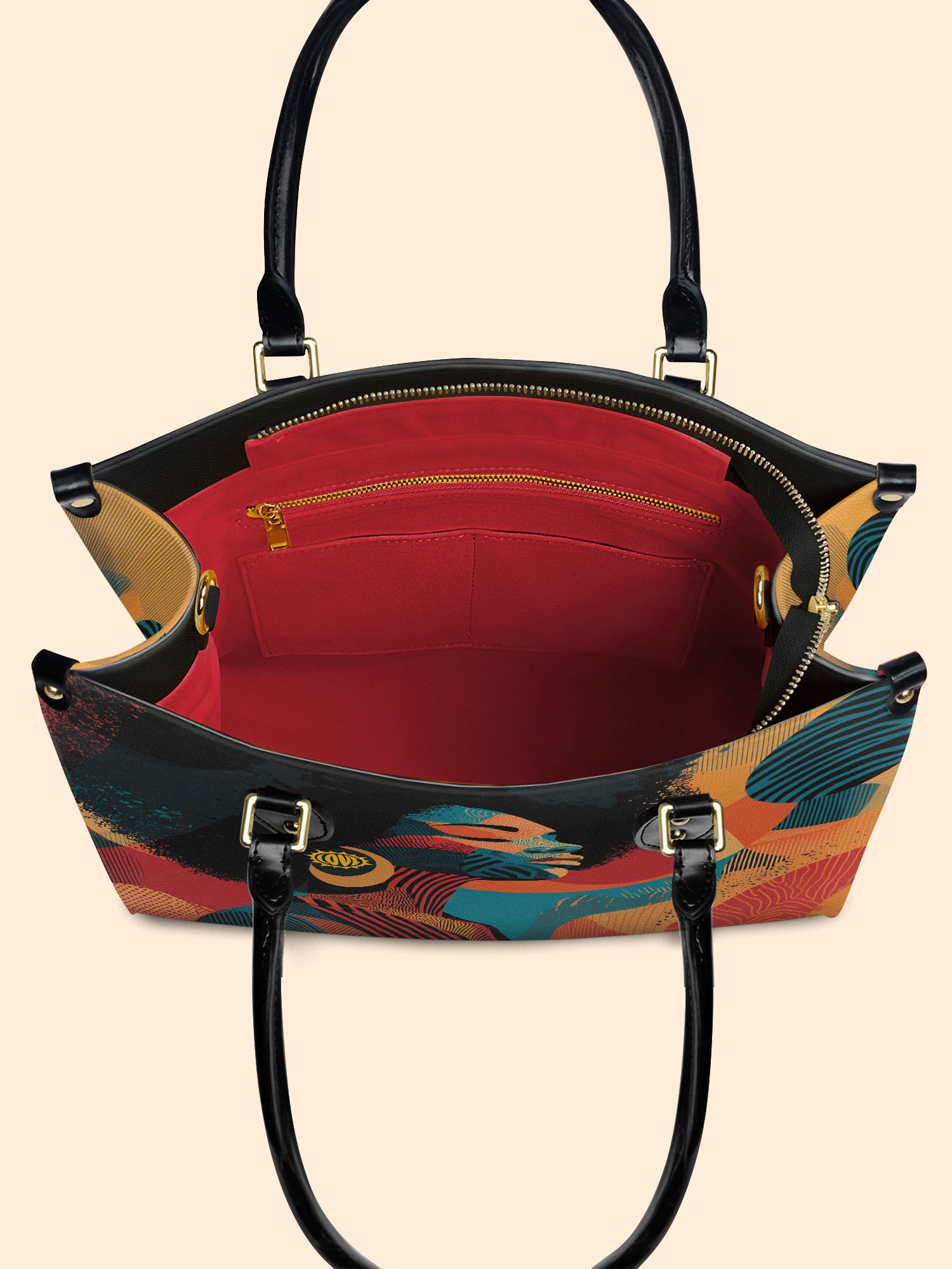 Afro Nova Premium Leather Handbag QR0TV082