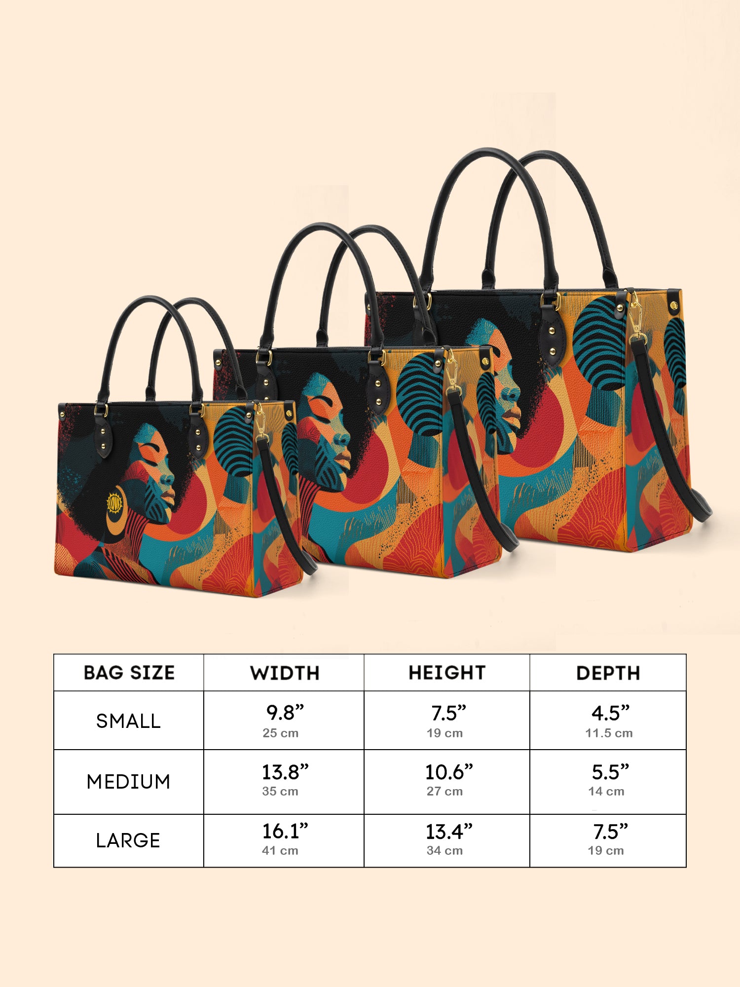 Afro Nova Premium Leather Handbag QR0TV082