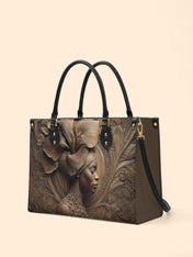 Floral Spirit Premium Leather Handbag QR0TV084