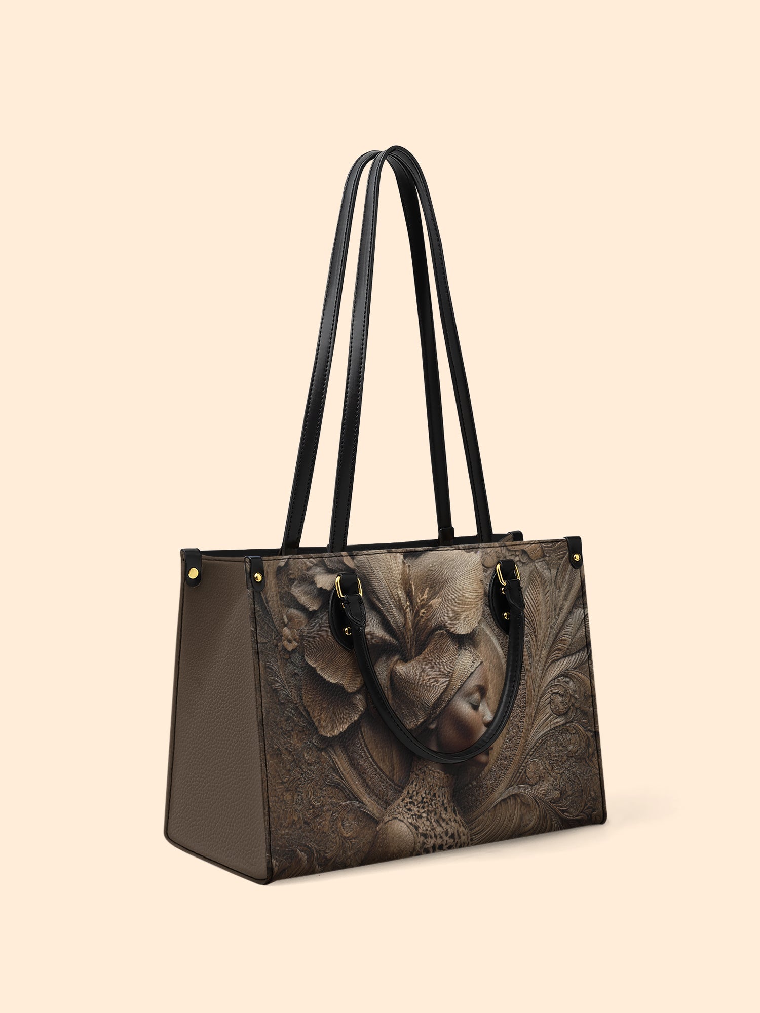 Floral Spirit Premium Leather Handbag QR0TV084