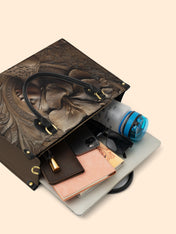 Floral Spirit Premium Leather Handbag QR0TV084