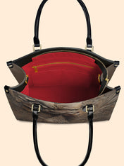 Floral Spirit Premium Leather Handbag QR0TV084