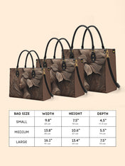 Whispering Bloom Premium Leather Handbag QR0TV083