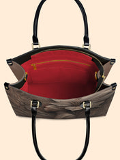 Whispering Bloom Premium Leather Handbag QR0TV083