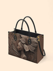 Whispering Bloom Premium Leather Handbag QR0TV083