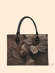 Whispering Bloom Premium Leather Handbag QR0TV083