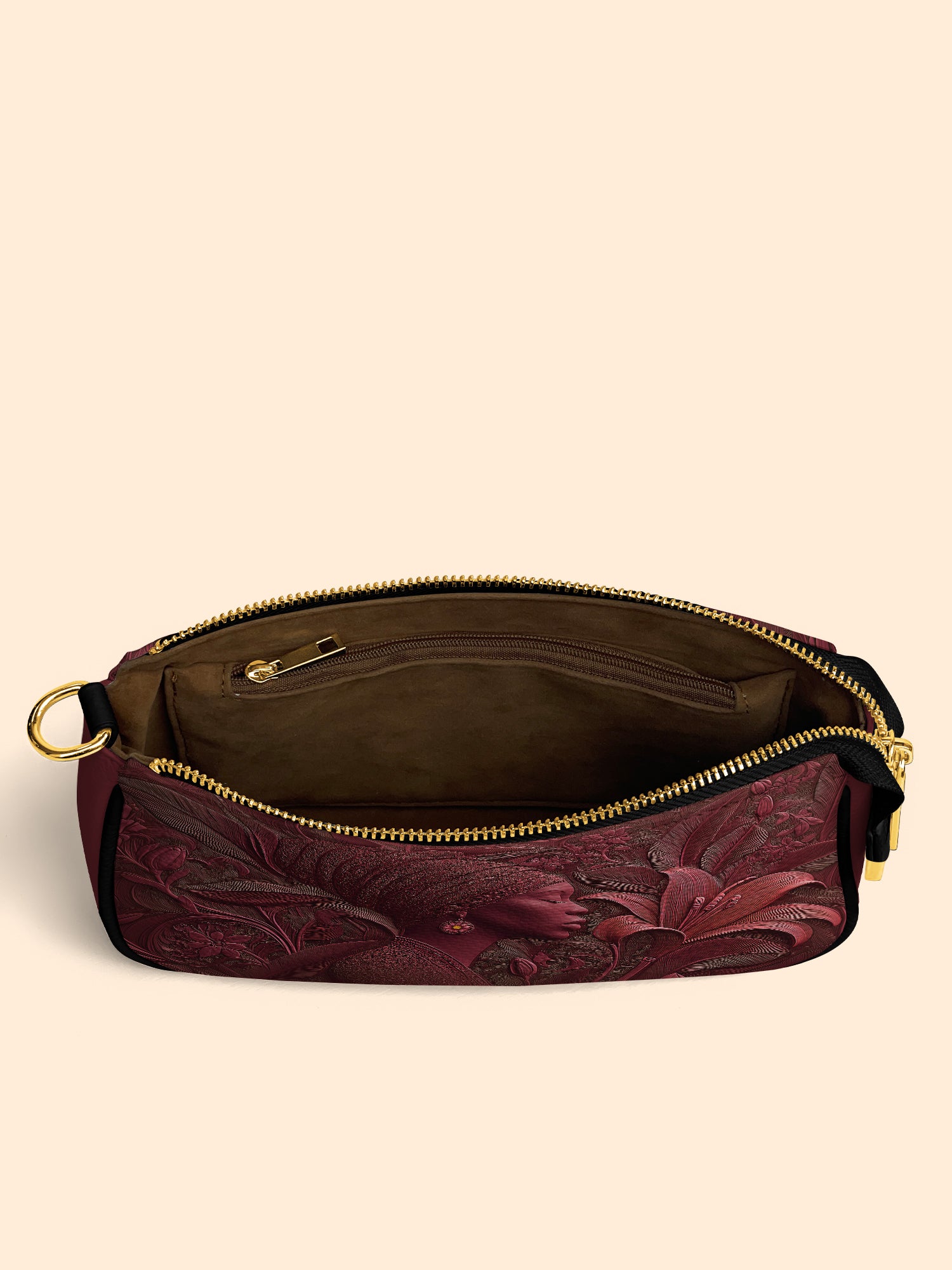 Crimson Empress Classic Zip Pochette QR0TV088