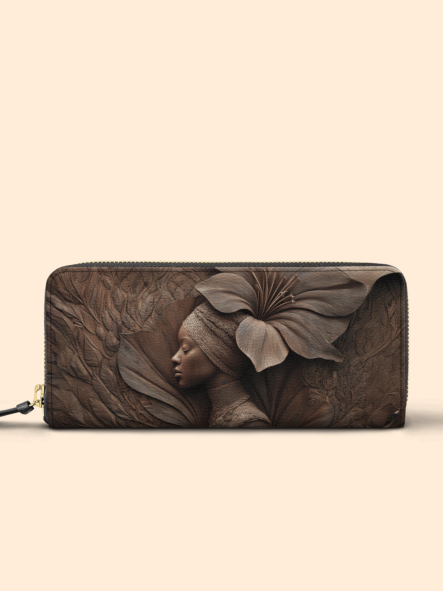 Whispering Bloom Slimline Zippy Wallet QR0TV092