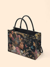 Butterfly Queen Premium Leather Handbag QR0HH110
