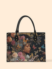 Butterfly Queen Premium Leather Handbag QR0HH110