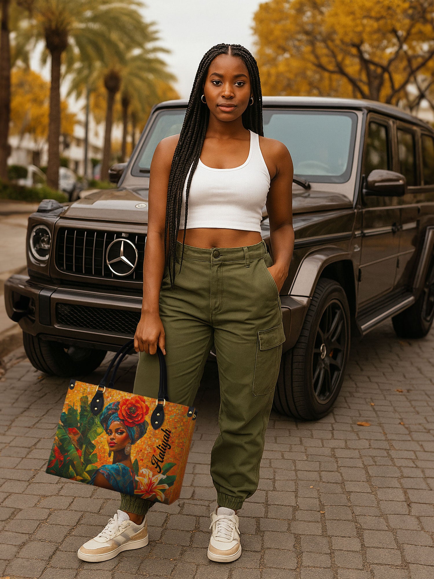 Essence of Beauty Premium Leather Handbag