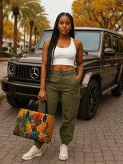 Essence of Beauty Premium Leather Handbag