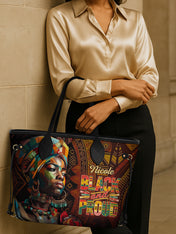 Black Proud Classic Shopper Tote