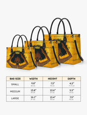 Crown of Resilience Premium Leather Handbag