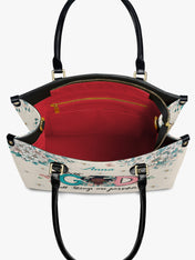 Flower Crown Serenity Premium Leather Handbag