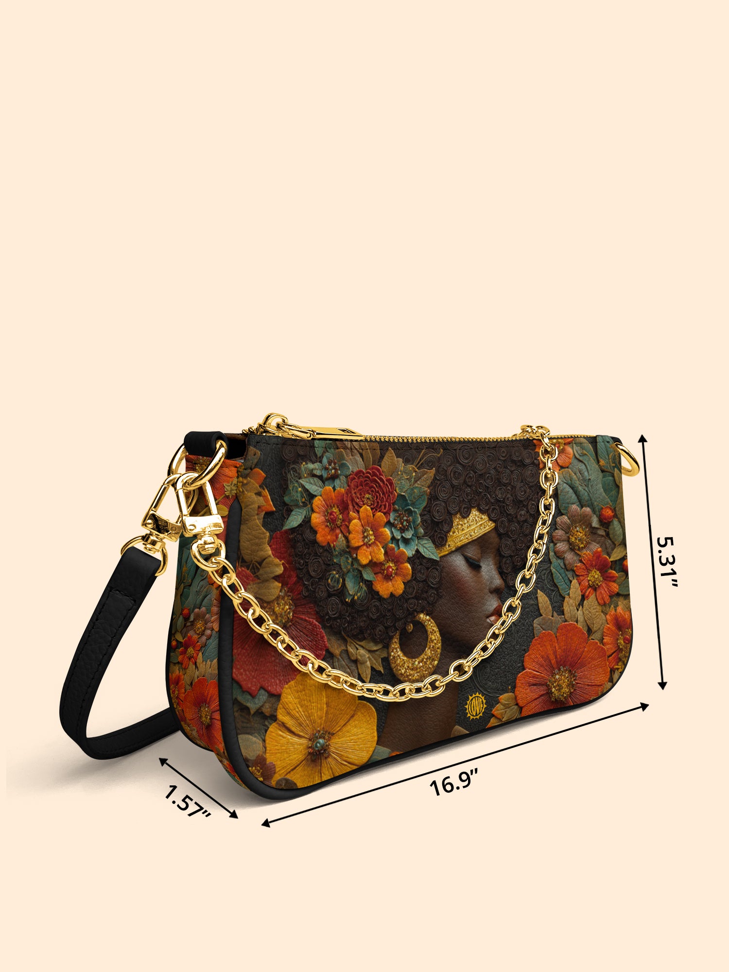 Golden Silence Classic Zip Pochette QR0XD141