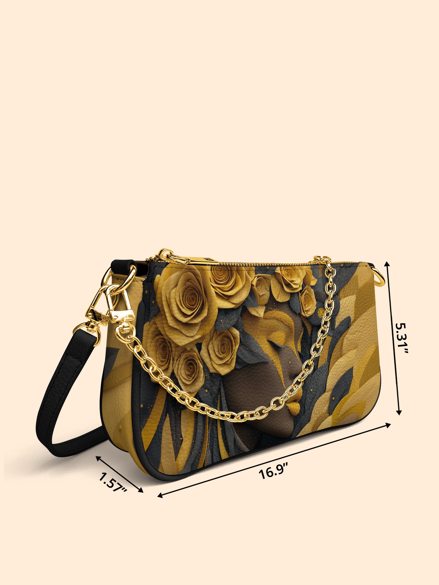 Melanin Bloom Classic Zip Pochette QR0TD108