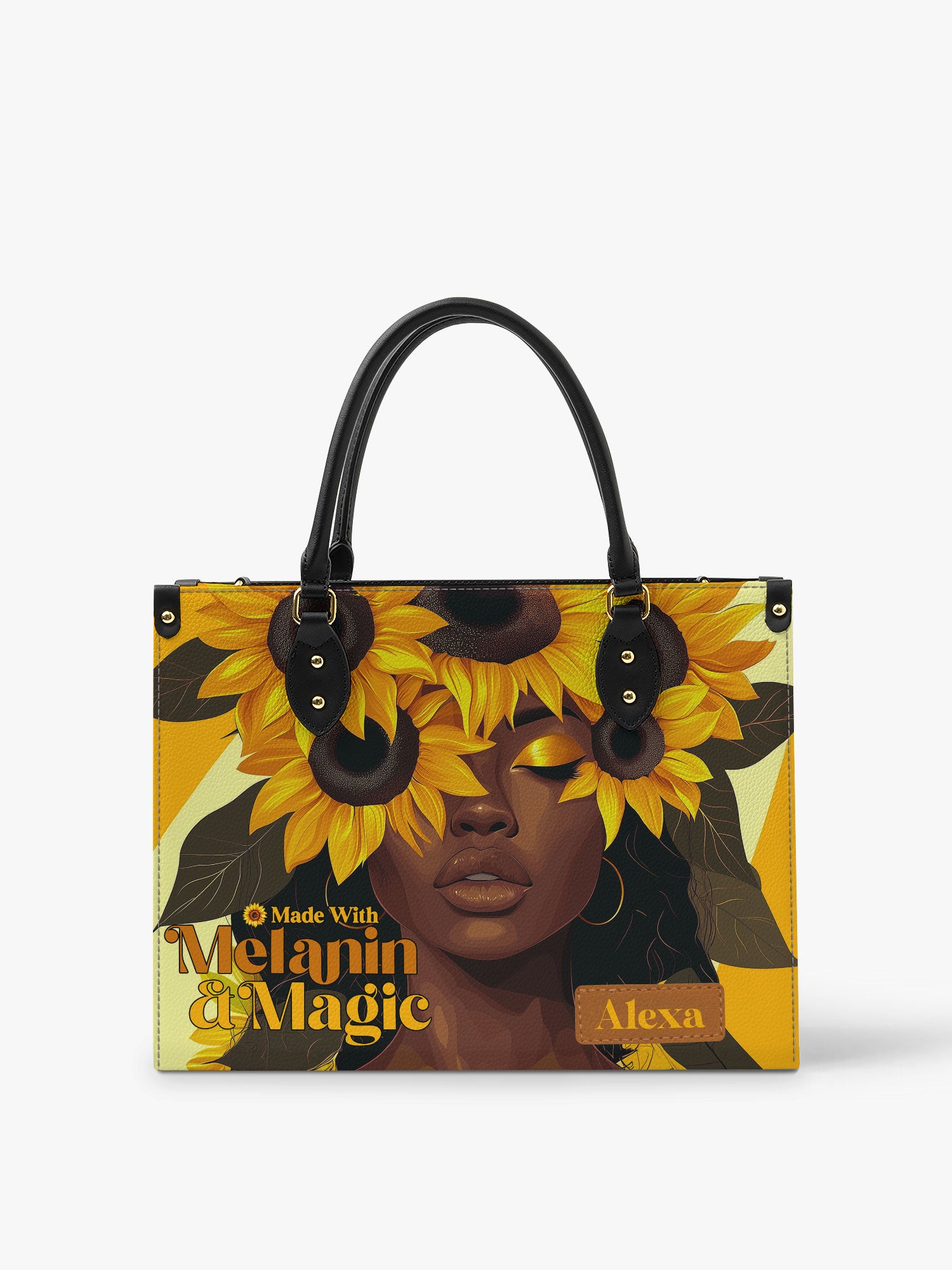 Melanin Glow Premium Leather Handbag