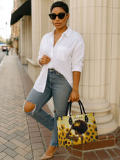 Melanin Glow Premium Leather Handbag