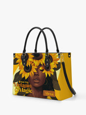 Melanin Glow Premium Leather Handbag