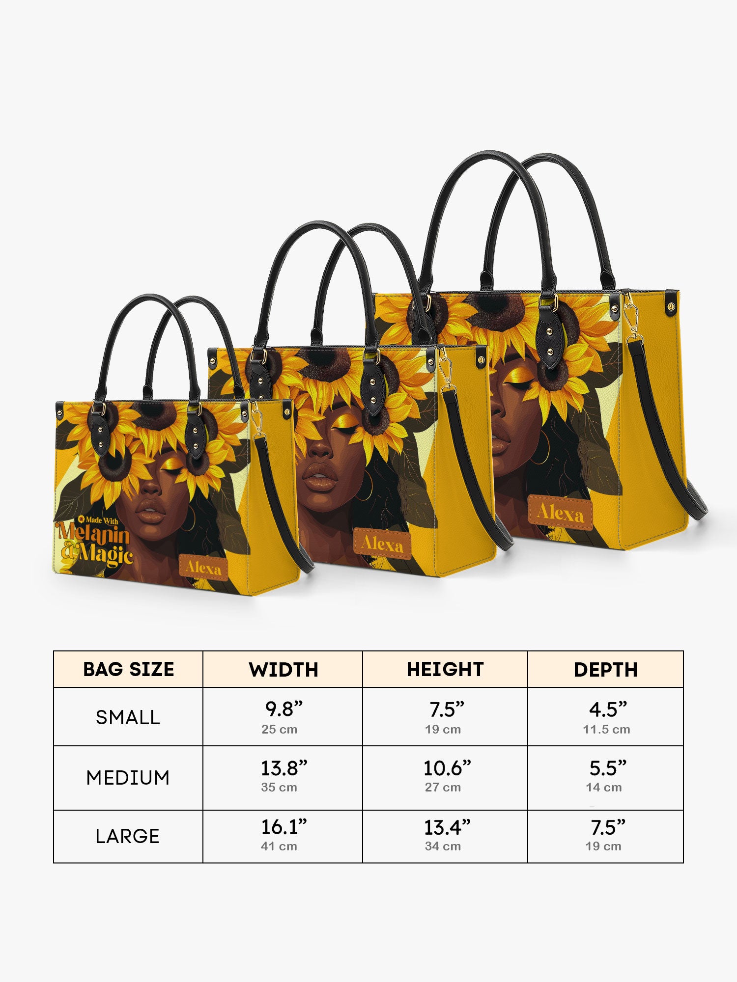 Melanin Glow Premium Leather Handbag