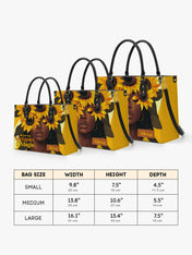 Melanin Glow Premium Leather Handbag