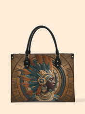 Sacred Grain Premium Leather Handbag QR0TD376