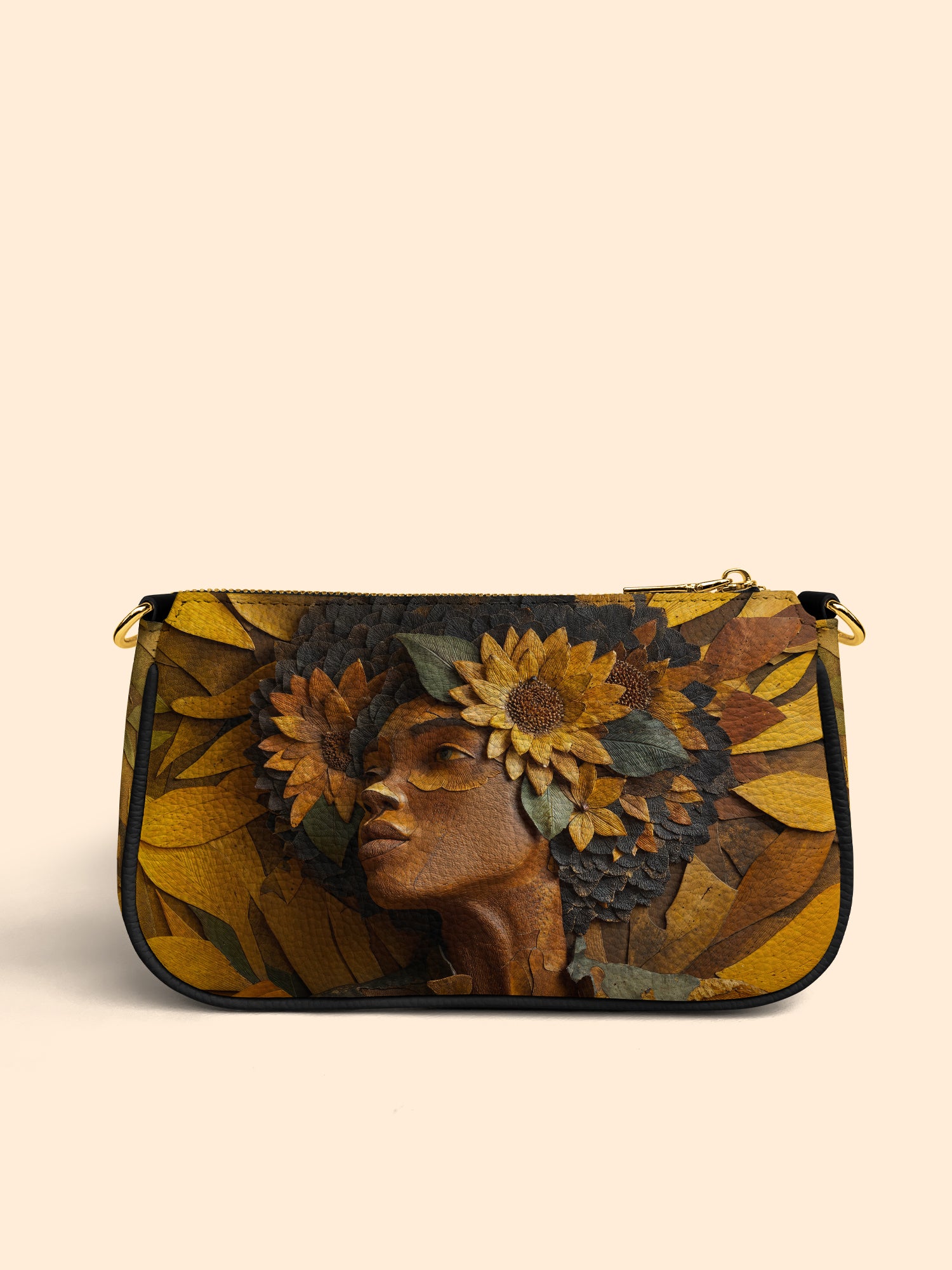 Golden Sunflower Classic Zip Pochette QR0TD380