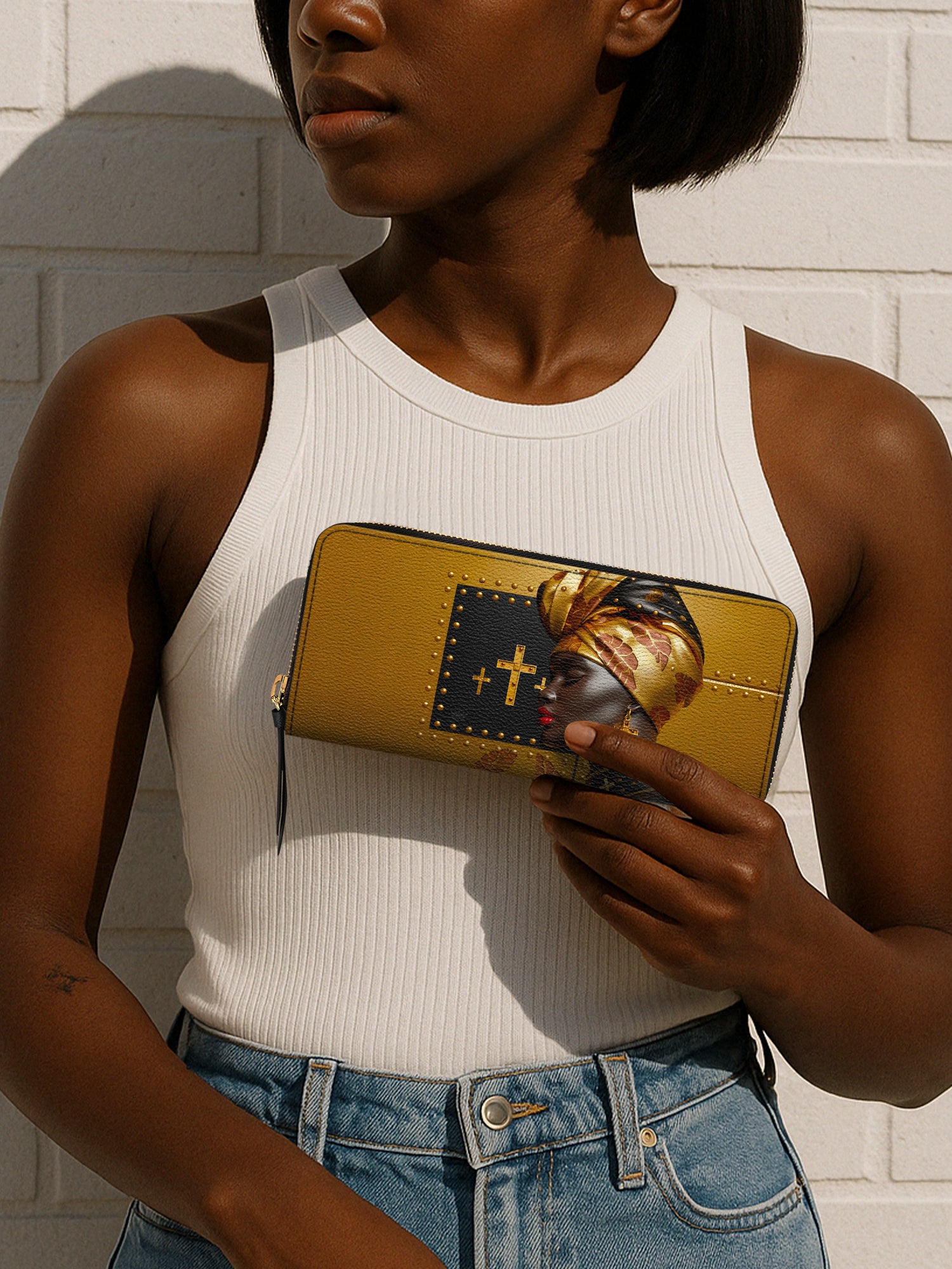 Faith Glow Slimline Zippy Wallet QR0TD558