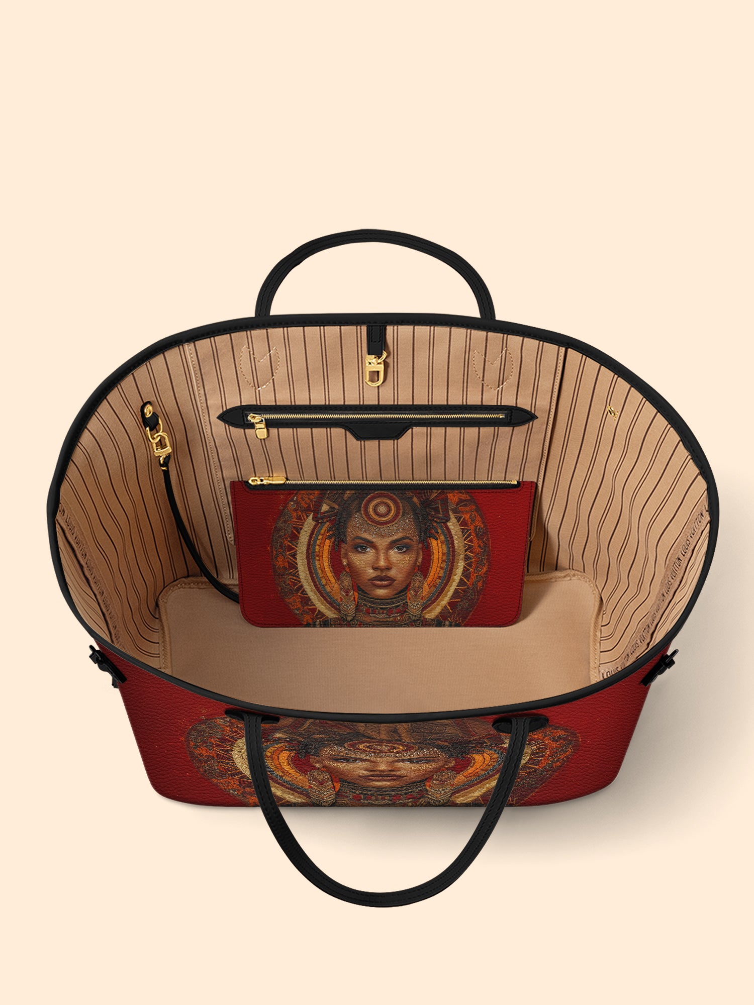 Ebony Aura Classic Shopper Tote QR0XD008