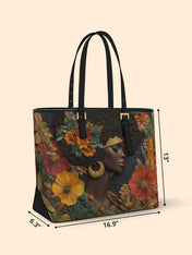 Ember Grace Sleek Leather Tote