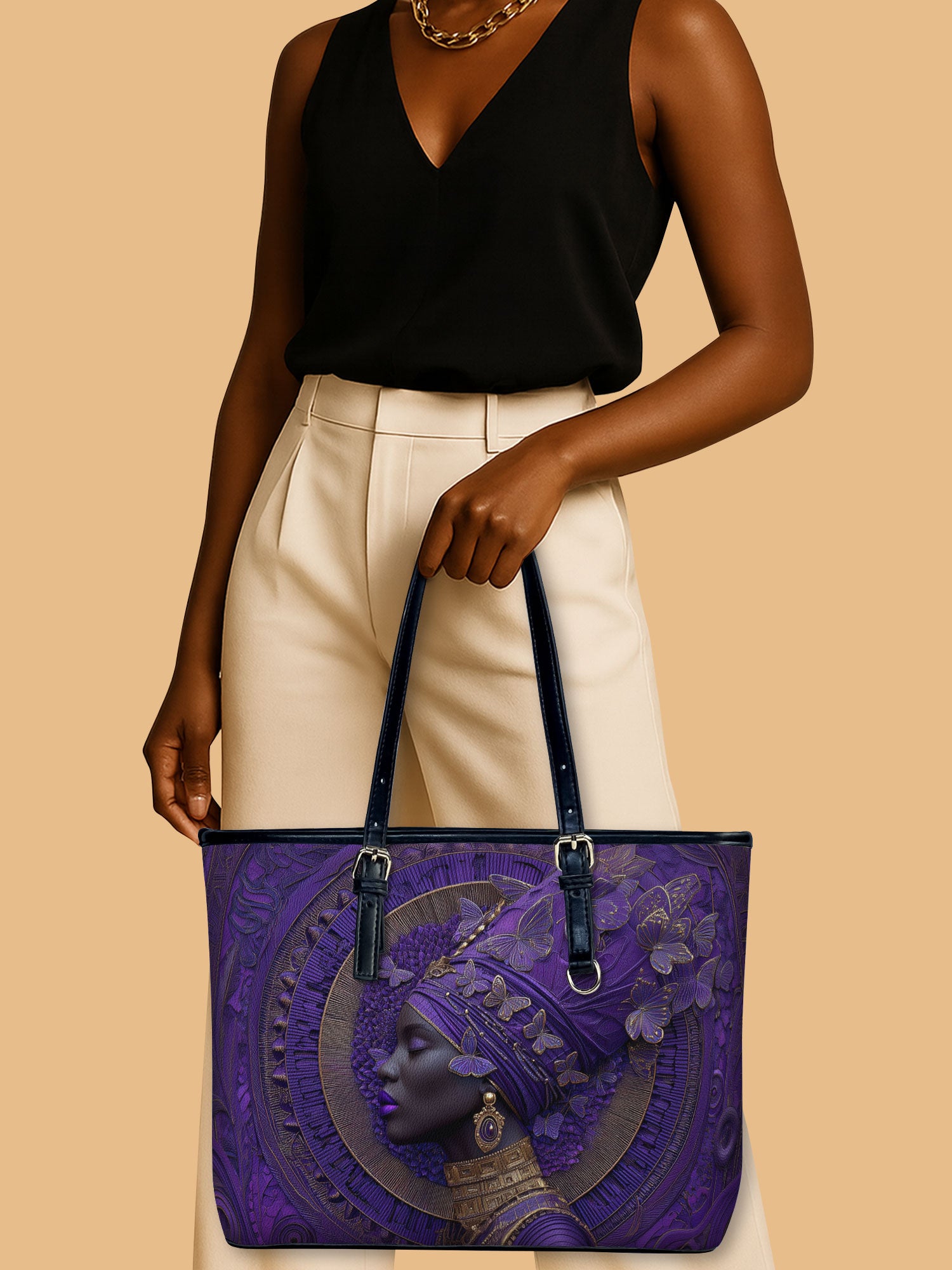 Divine Majesty Leather Bucket Bag QR0XD772